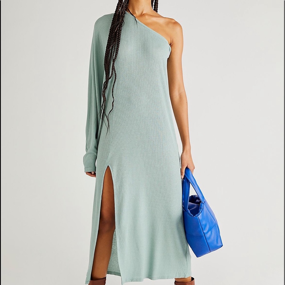 NWT Free people Kara One Shoulder Dress XS